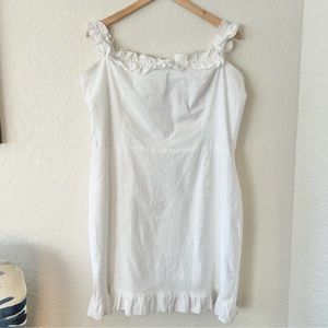 Showpo Days Of Summer White Dress Women’s Size 16